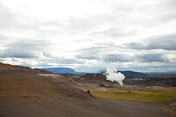 Krásná Příroda Krajiny Islandu Zamračený Den — Stock fotografie