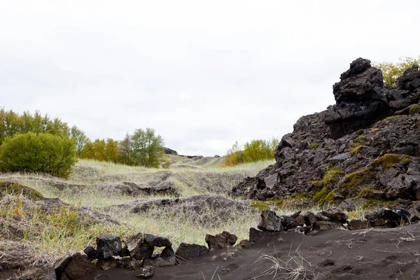 Belle Nature Les Paysages Islande Par Une Journée Nuageuse — Photo