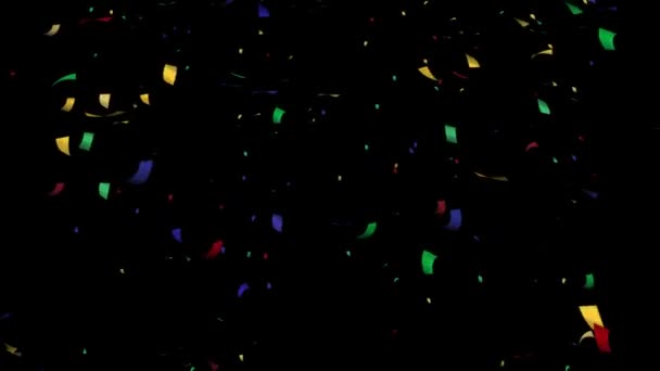 Renkli Bokeh Işıklarının Soyut Arkaplanı — Stok video
