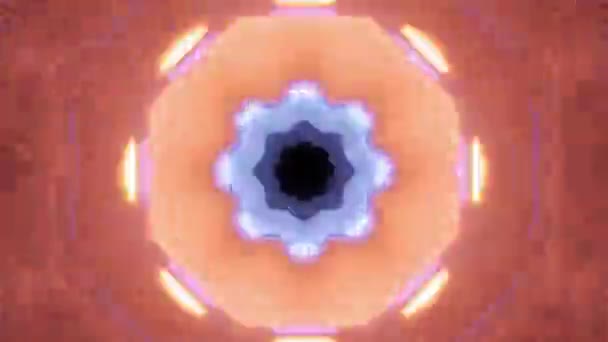 Αφηρημένη Πολύχρωμη Φωτογραφία Φόντου Καλειδοσκόπιο — Αρχείο Βίντεο