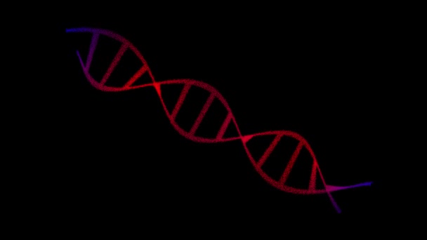 Estrutura Dna Fundo Abstrato — Vídeo de Stock