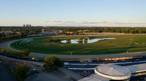 Elmont Verenigde Staten Okt 2021 Een Luchtfoto Van Nieuwe Ubs — Stockfoto