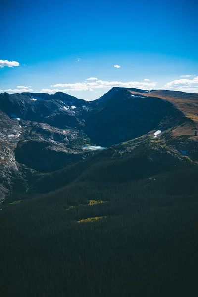 Disparo Vertical Las Montañas Rocosas Colorado — Foto de Stock