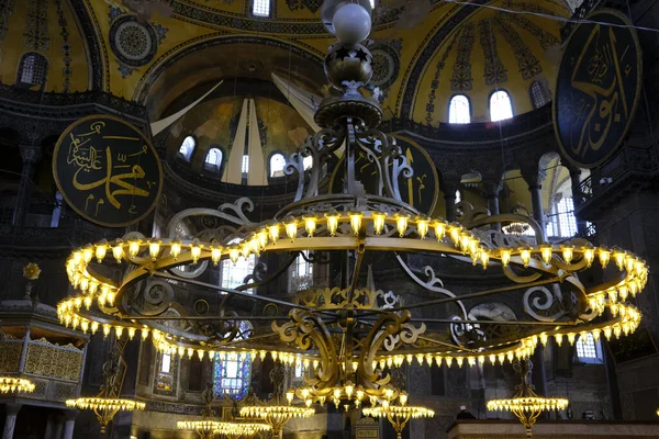 Interior Hagia Sophia Estambul Turquía —  Fotos de Stock
