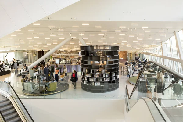 Nederland Oct 2021 Interieur Van Het Nieuw Gebouwde Moderne Forum — Stockfoto