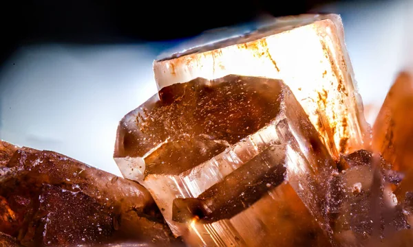 Sebuah Gambar Close Dari Kristal Berwarna Warni Dapat Digunakan Sebagai — Stok Foto
