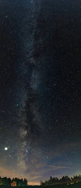 天の川銀河の垂直ショット — ストック写真