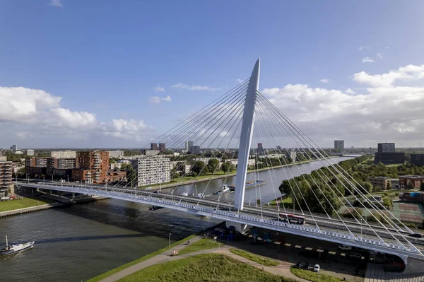 Prins Clausbrug Lanovka Most Město Přístup Průmyslové Oblasti Utrecht Rezidenční — Stock fotografie