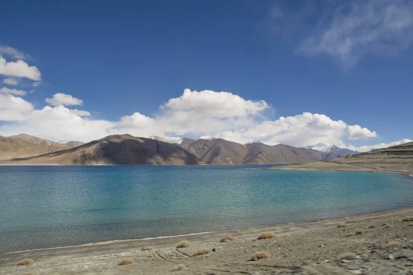 Pangong Tso Jezioro Ladakh Indie — Zdjęcie stockowe
