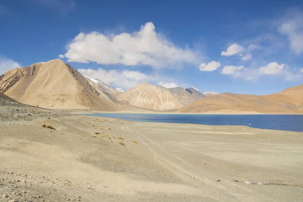 Pangong Tso Jezioro Ladakh Indie — Zdjęcie stockowe