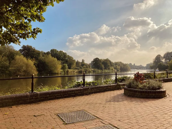 View River Thames Sunbury Thame United Kingdom — Stock Photo, Image