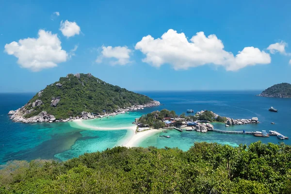 Belle Vue Sur Île Nang Yuan Thaïlande — Photo