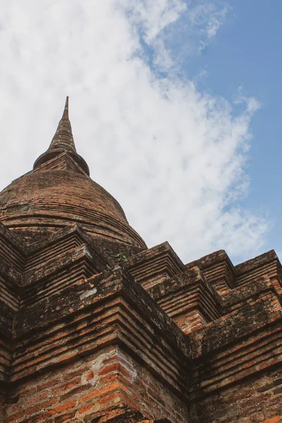 Uma Bela Vista Parque Histórico Sukhothai Mueang Tailândia — Fotografia de Stock