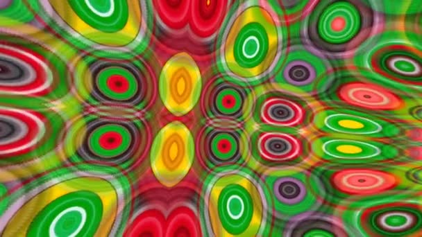 Abstracte Kleurrijke Achtergrond Mooi Regenboog Patroon — Stockvideo