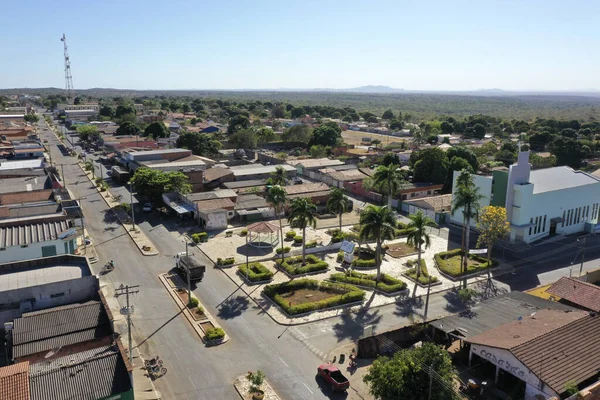 Campos Verdes Brazil Srpna 2019 Letecký Pohled Město Campos Verdes — Stock fotografie