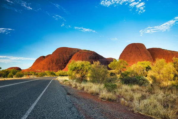 Kata Tjuta Olgas Ulurur Rock Nemzeti Park Ausztráliában — Stock Fotó