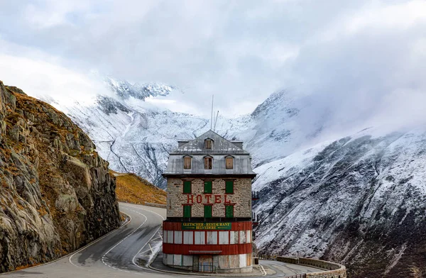 Glacier Hotel Belvedere Mountainous Area — Stock Photo, Image