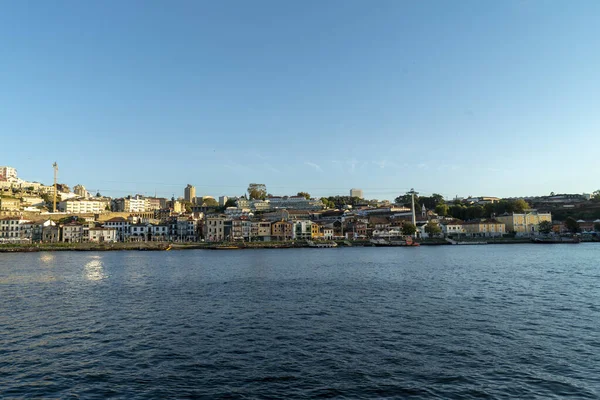 Seaside City Clear Blue Sky Sunny Day — Stock Photo, Image