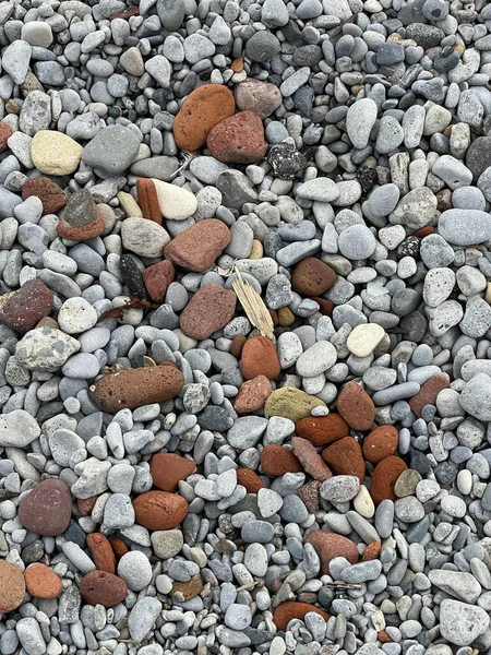 Top View Pebbles Texture Background — Stock Photo, Image
