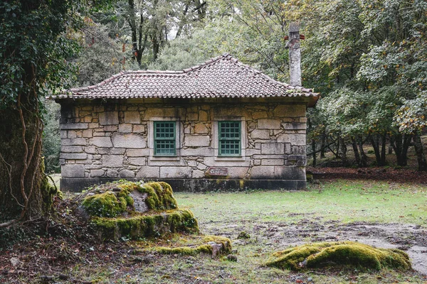Aged House Surrounded Trees Peneda Geres National Park Northern Portugal — Stockfoto
