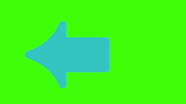 Illustration Arrow Icon Sign — Stock Video