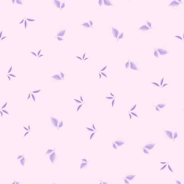 Безшовний Квітковий Візерунковий Фон Фіолетовий — стокове фото