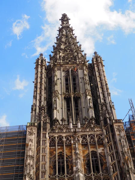 Ulm Duitsland Sep 2021 Een Lage Hoek Opname Van Ulm — Stockfoto