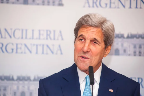 Buenos Aires Argentina Aυγ 2016 Αμερικανός Υπουργός Εξωτερικών John Kerry — Φωτογραφία Αρχείου