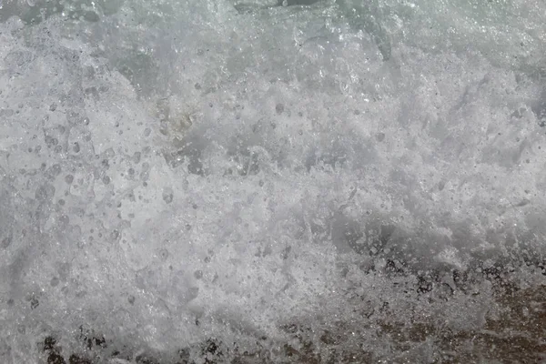 Прекрасний Вид Розмивання Морських Хвиль — стокове фото