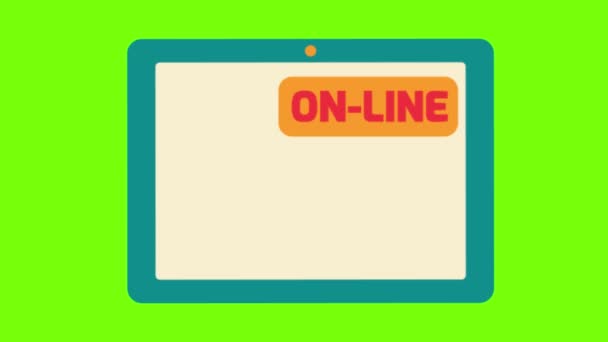 Ilustração Sinal Ícone Line — Vídeo de Stock