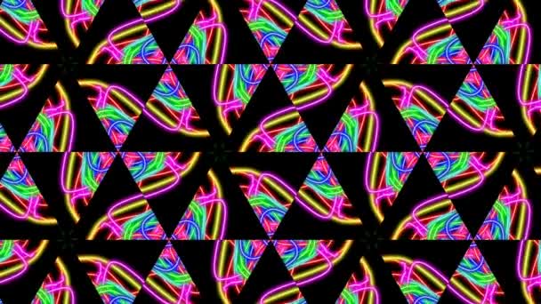 Абстрактный Фон Изысканным Сочетанием Цветов Текстур Интересных Узоров — стоковое видео