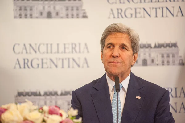 Buenos Aires Argentina Aug 2016 John Kerry Amerikaanse Speciale Presidentiële — Stockfoto