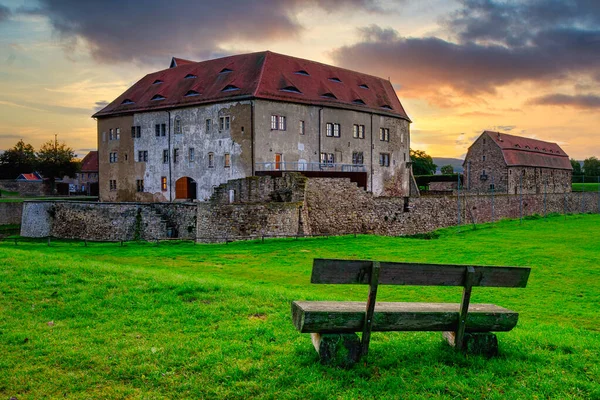 Fortress Heldrungen Fortress Two Moats Thuringia Germany — Stock Photo, Image
