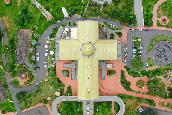 Trindade Brazil Ocak 2021 Ebedi Baba Bazilika Nın Yukarıdan Görünüşü — Stok fotoğraf