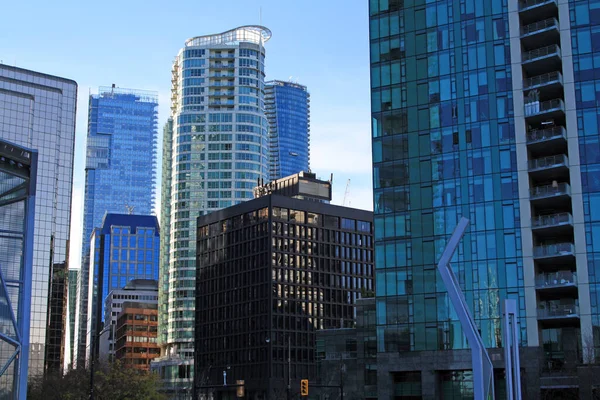 Vancouver Canada Déc 2020 Vue Angle Bas Bâtiment Architectural Moderne — Photo
