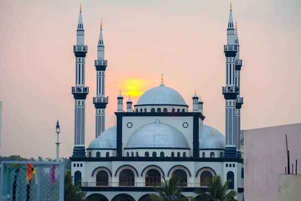 Une Belle Vue Sur Célèbre Mosquée Masjid Bilal Mosquée Bilal — Photo