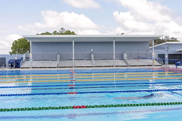 Mackay Australia Oct 2021 Close Seup Outdoor Pool Aquatic Center — стоковое фото