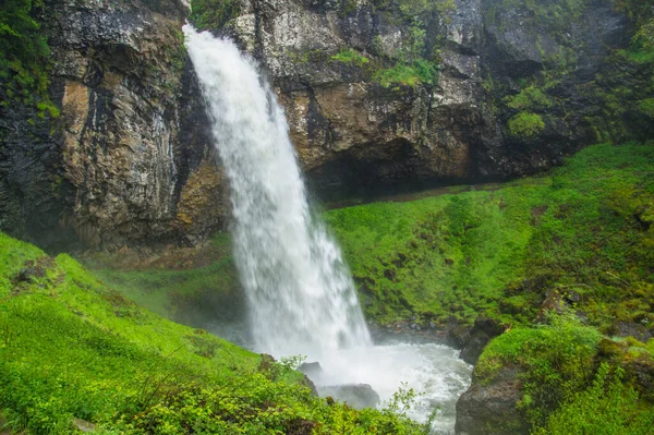 Beautiful View Waterfall Salins Cantal France — Stock Fotó