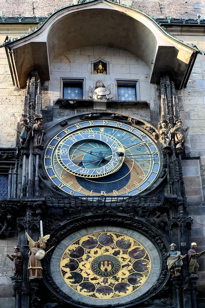 Reloj Astronómico Ciudad Vieja Praga República Checa — Foto de Stock