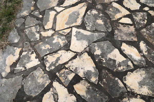 Road Paved Natural Stone — Stock Photo, Image