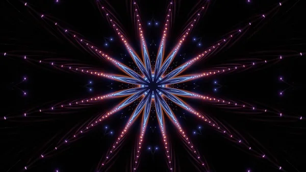 Візуалізація Футуристичних Науково Фантастичних Шпалер Абстрактними Геометричними Формами Світлодіодними Лазерними — стокове фото