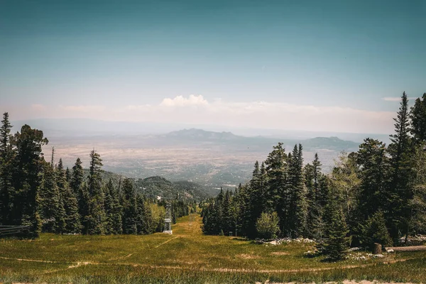 Una Hermosa Vista Sandia Peak Con Tranvía Los Estados Unidos —  Fotos de Stock