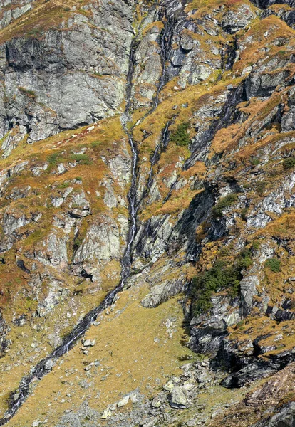 Landscape Stream Rocky Slope Mountain — Photo