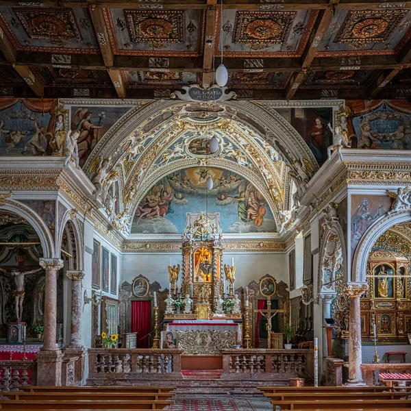 Hermoso Interior Una Iglesia — Foto de Stock