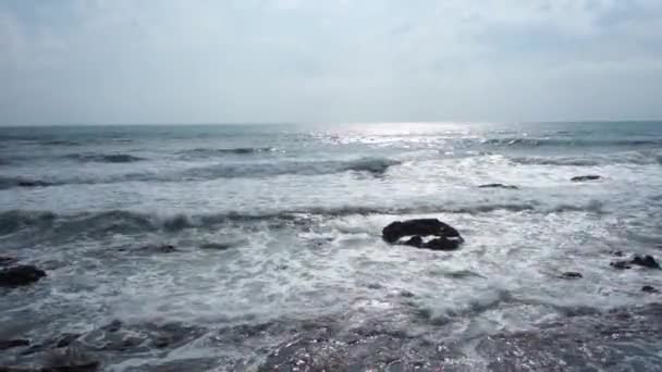 Прекрасний Морський Пейзаж Природний Фон — стокове відео