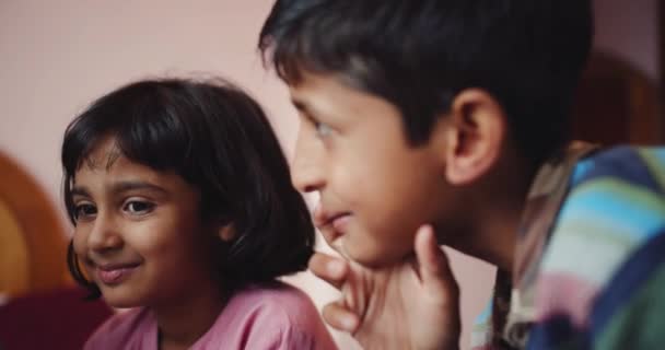 Group Happy Indian Children — Vídeos de Stock