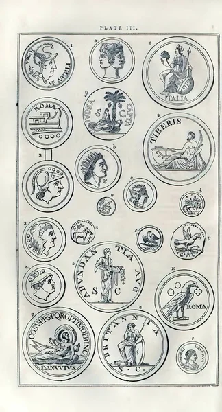 Uma Ilustração Vintage Século Xix Mitologia Cultura Grega Romana — Fotografia de Stock