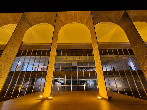 Brasilia Brazil Aug 2021 Фасад Палацу Ітамараті Еспланада Дос Міністеріос — стокове фото
