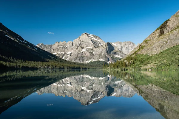 Uma Bela Vista Glacier National Park Crystal Nos Eua — Fotografia de Stock