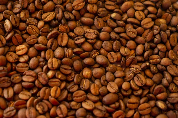 Top View Roasted Coffee Bean — Stockfoto